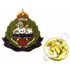 East Lancashire Regiment Lapel Pin Badge (Metal / Enamel)